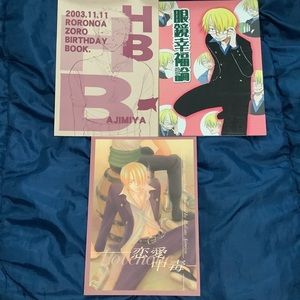 Zoro Sanji One Piece Yaoi Manga Doujinshi Ajimiya